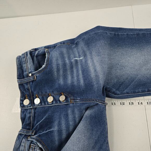 Risen Blue Flare Jeans - Picture 9 of 12